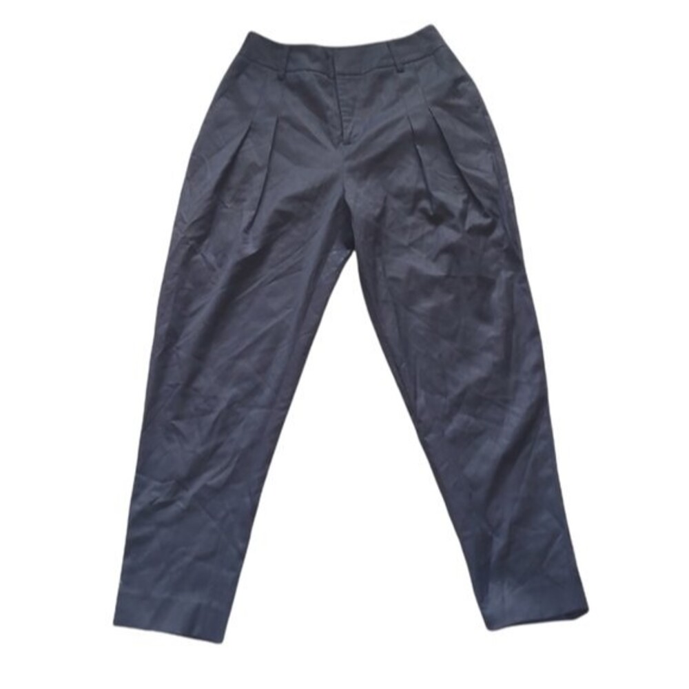Alpha60 Black Wool Trouser Pants Size Small